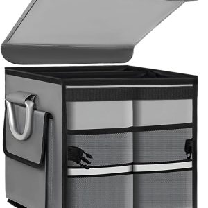 Leather Car Storage Basket Front & Rear Seat
