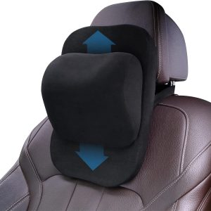 Adjustable Height Memory Foam Car Neck Pillow