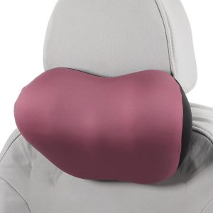 Pink Memory Foam Adjustable Car Headrest Cushion